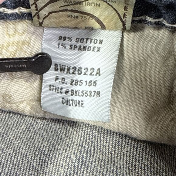 BKE Denim Culture Jeans Womens Sz 28x30 Distressed Stretch Boot Cut Med Wash - Picture 9 of 13